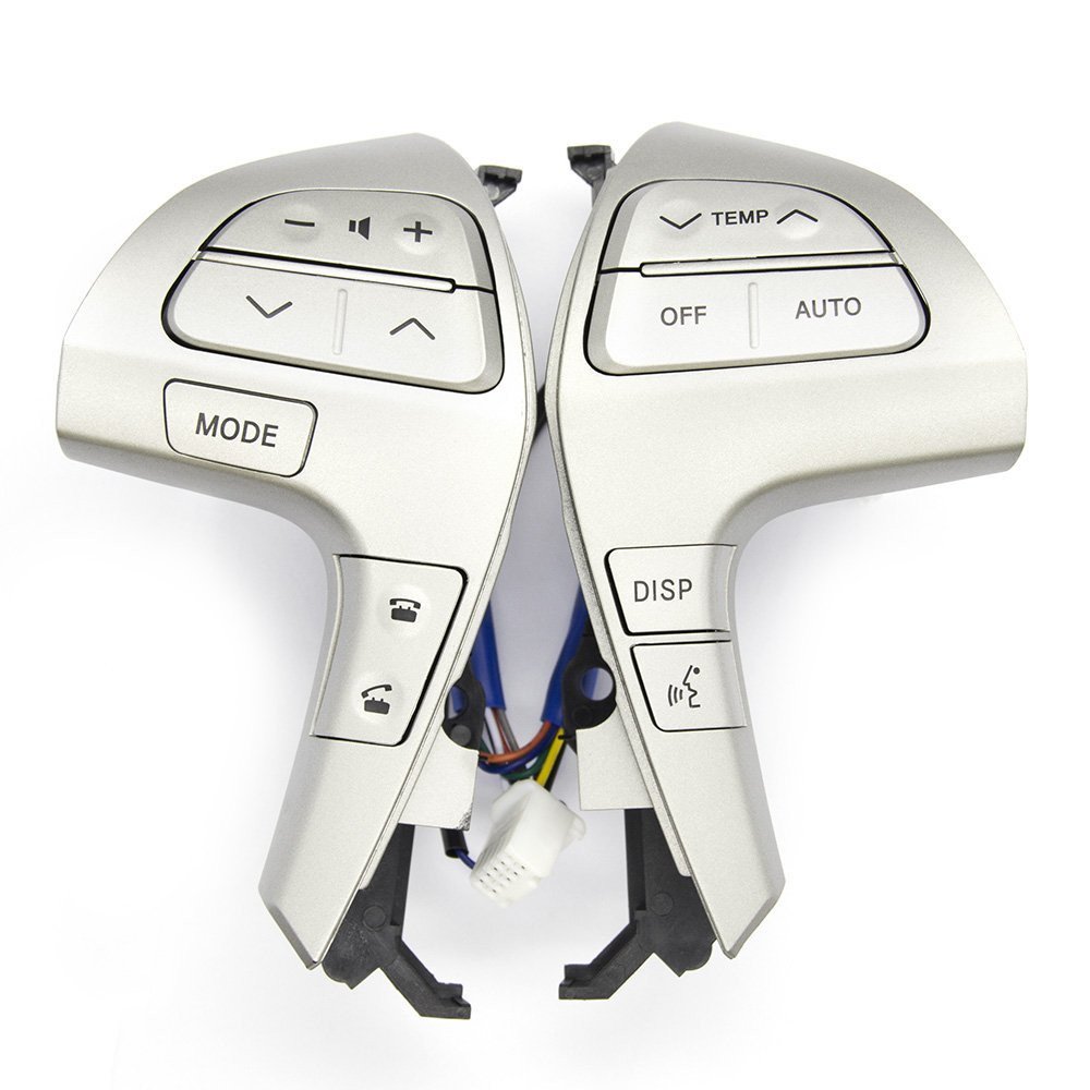 Auto Switches Remote Cruise Control Audio Control Button for 2006-2013 Toyota camry Innova Steering Wheel Control Switch